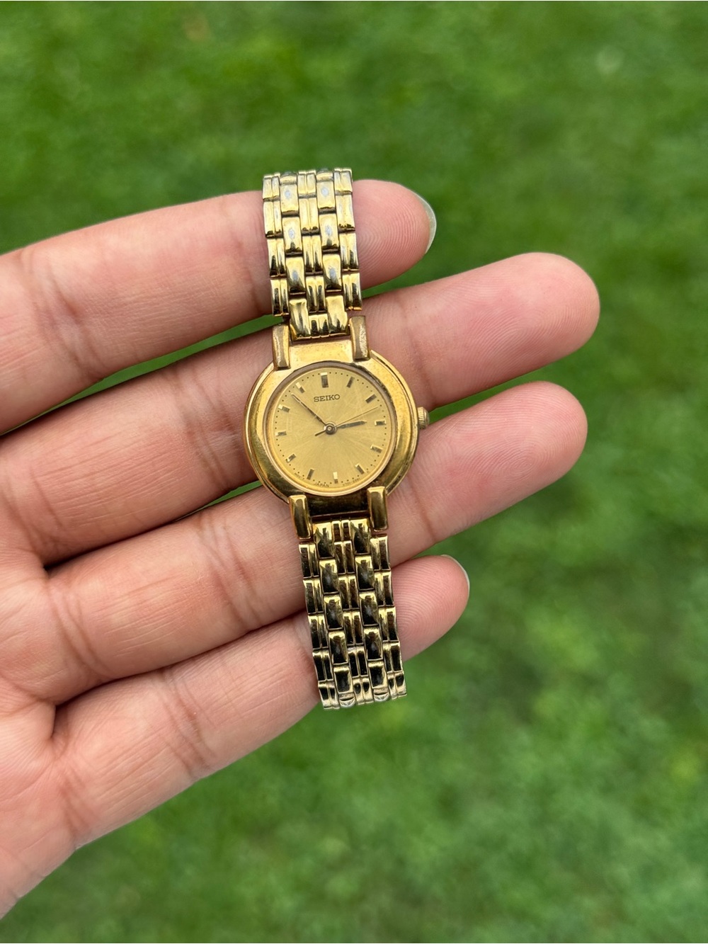 Seiko Japan Vintage Gold Tone Quartz Analog Ladies Watch Classic - Picture 4 of 10